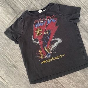 AC DC world tour ‘77 concert tee shirt - toddler size